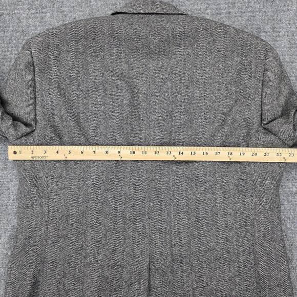 Gianfranco Ruffini Blazer Mens 42R Camel Hair Blend Italy Herringbone Jacket - Picture 7 of 16